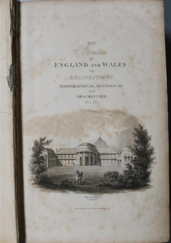 Schoberl, Frederic - The Beauties of England and Wales; or, Original Delineations, Topographical, Historical,
